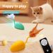 Controle remoto elétrico de rato de silicone, mordida divertida inteligente, provocação automática para aliviar o tédio, suprimentos de brinquedo para gatos_voghion.com