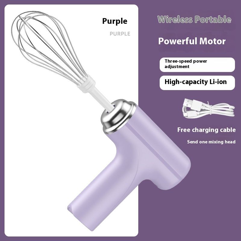 Mini Wireless Home Beater Automatic Handheld Whipper Beater Small Blender_voghion.com