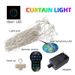 WS2812B Aknakardinavalgustid RGB String Light Bluetooth APP Juhtimine Jõuluhaldjas Magamistoa Pulmapuhkuse sisekujundus DC5V_voghion.com