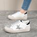 2025 Cross Border Autumn New Lightweight Board Shoes, Anti Slip Soft Soled Women's Thick Soled Casual Shoes, Fashion Star Little White Shoes_voghion.com