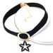 Choker Short Collarbone Chain Collar Women's Strap Neck Accessories Sexy Black Wide Edged Internet Famous Necklace_voghion.com