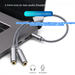 Adattatore splitter per cuffie audio e microfono 2 in 1 per laptop, da uno a due, per desktop_voghion.com