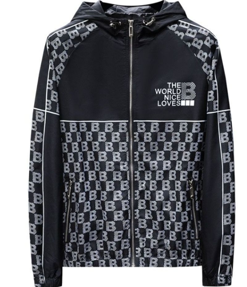 Coat Men's Spring and Autumn Clothes 2024 New Pu Handsome Stylish Brand High-Grade Hooded Design Spring Leisure Jacket_voghion.com