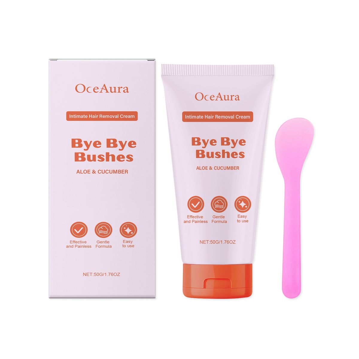 Crema depilatoria delicata per il corpo - Delicata e non irritante, lascia la pelle liscia, delicata ed elastica, crema depilatoria_voghion.com