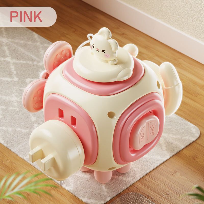 6-in-1 Montessori Educational Development Busy Ball Multi-Functional Activity Cubes For Children_voghion.com