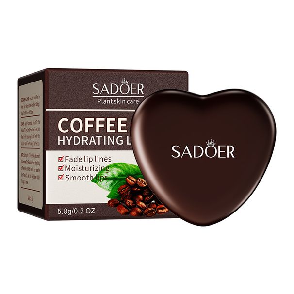 SADOER Coffee Moisturizing Lip Mask (New) 5.8g Care Lip Fading Lip Pattern Moisturizing Moisturizing Lip Mask_voghion.com