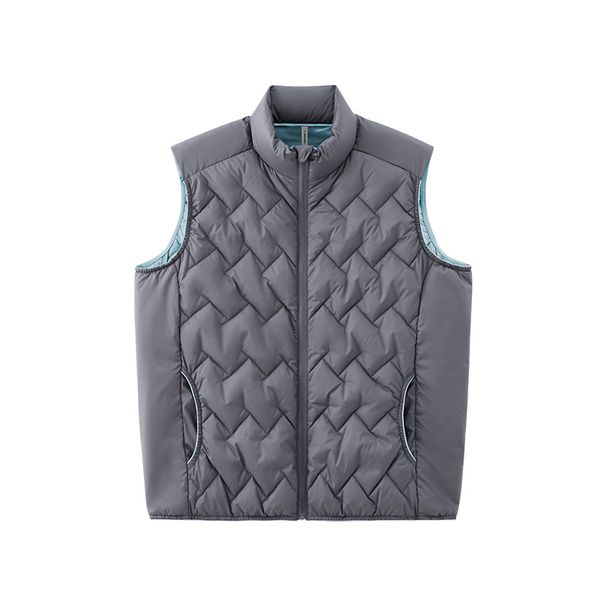 Men's Lightweight Down Vest - Packable 90% White Duck Feather Filling, Warm Sleeveless Jacket For Winter, Casual Outerwear, Multiple Colors_voghion.com