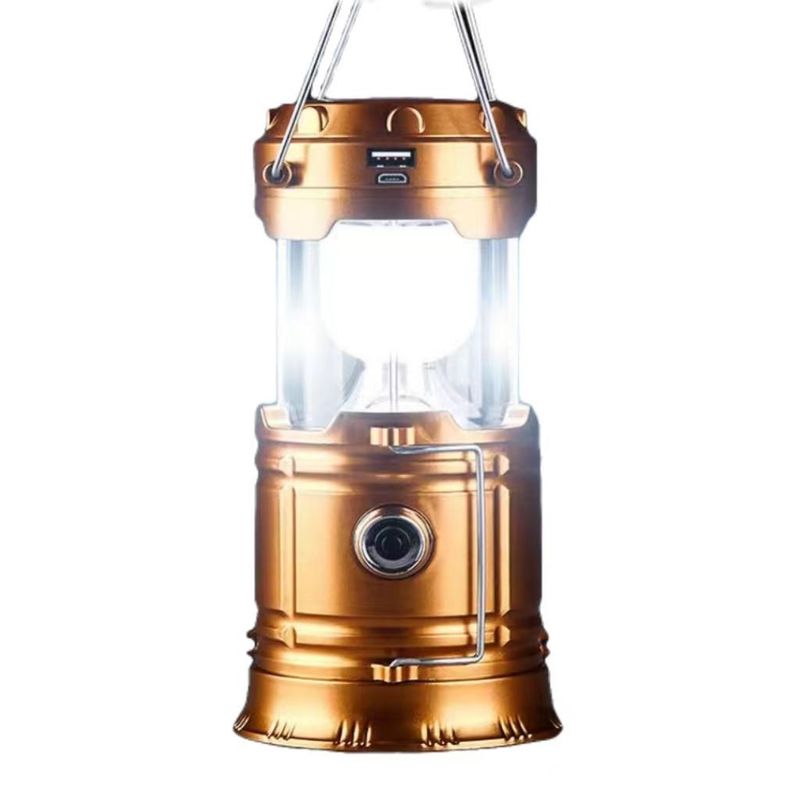Outdoor Rechargeable Solar Powered Fan Lantern Multi-Function Handheld Light Emergency Tent Camping Mosquito Repellent_voghion.com
