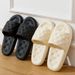 Cool Women's Couple Slippers, Thick Non-Slip Home Use, Soft Sole Bathing_voghion.com