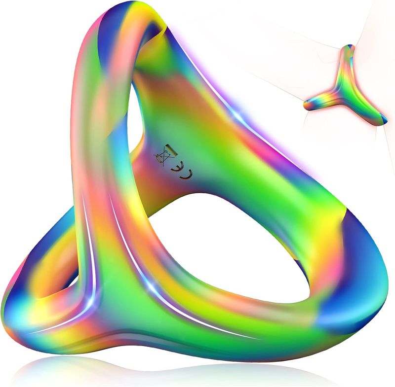 Silicone Ring For Men, Adorime 3 In 1 Ultra Soft Stretchy Ring Enlargers Erection Tool, Sex Toy For Men_voghion.com