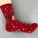 Lillian Japanese Akira Minagawa Mina Perhonen Style Retro Snowflake Christmas Tree Rolled Edge Autumn Winter Mid-Calf Socks_voghion.com