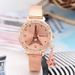 Plattform heißer verkauf mode Eiffelturm damen uhr dekoration net strap uhr weiblichen uhr_voghion.com