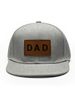 Unisex Leather label hat Personalized baseball cap dad hat leather label baseball cap_voghion.com