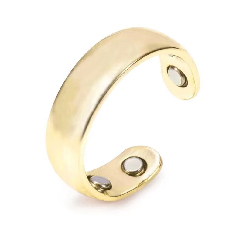 hot sales double magnet four magnet ring magnetic ring health care ring opening adjustable_voghion.com