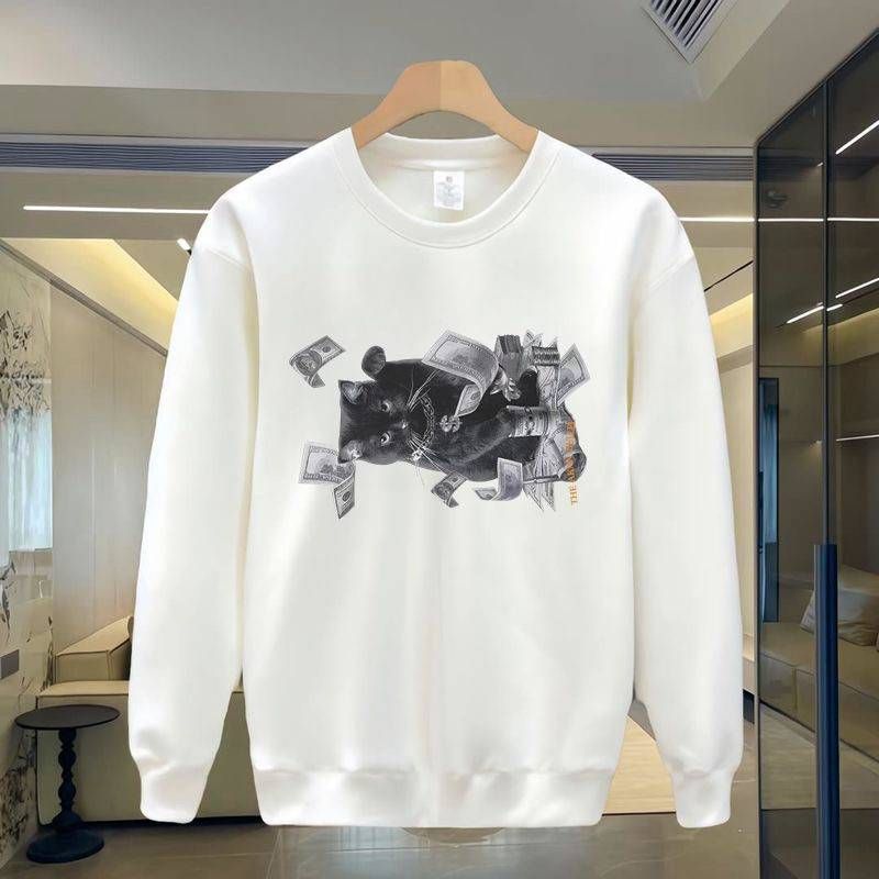 Autumn/Winter 2024 Loose plus size pullover hoodie 100% cotton hoodie_voghion.com