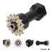 Motorcycle Aluminum Alloy Mid-Axis Conversion Kit - Lightweight & Durable Upgrade For Enhanced Performance (14x6x6cm, Black/Purple)_voghion.com