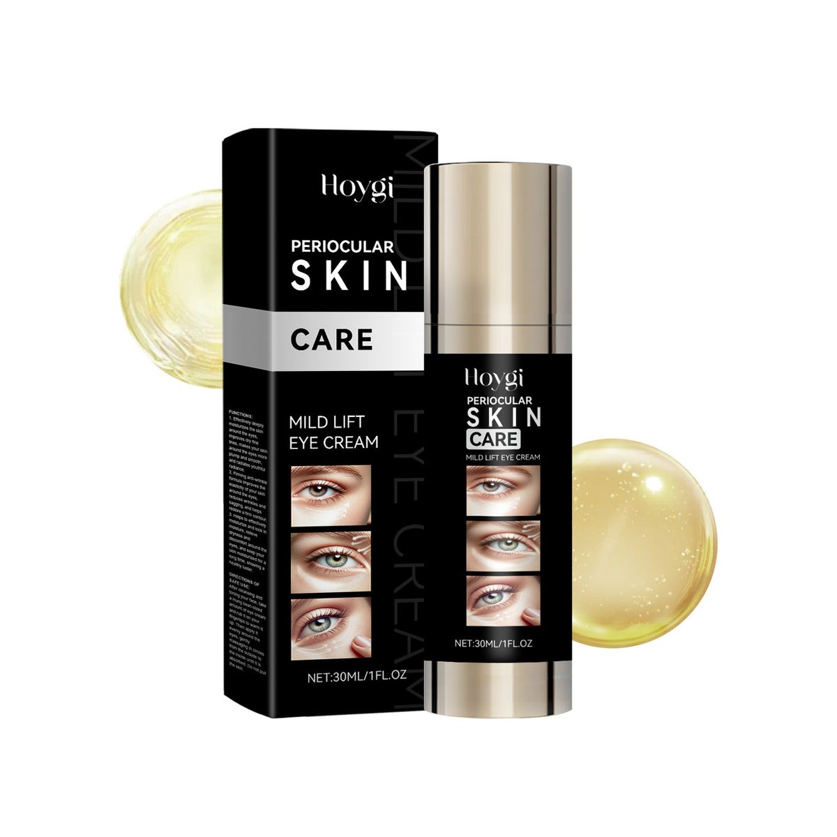 Crema hidratante y reafirmante para ojos Hoygi Care Gentle Skin Improvement Fine Lines_voghion.com