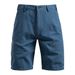2025 Summer New Pure Cotton Casual Men's Straight Five-Point Pants Solid Color Versatile Cargo Shorts For Men_voghion.com