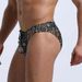 Bedruckte Badehose mit niedriger Taille für Herren – Sexy Triangle Beach Shorts_voghion.com