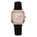 Korean Fashion Simple Love Digital Square Dial Minority Temperament Quartz Watch Student Belt Watch, Women's Watch_voghion.com