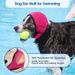 New Dog Earmuffs, Thickened Plus Size Polyester Earmuffs, Dog Swimming Anti-noise Cap To Keep Warm, Hooded Earmuffs To Keep Warm_voghion.com