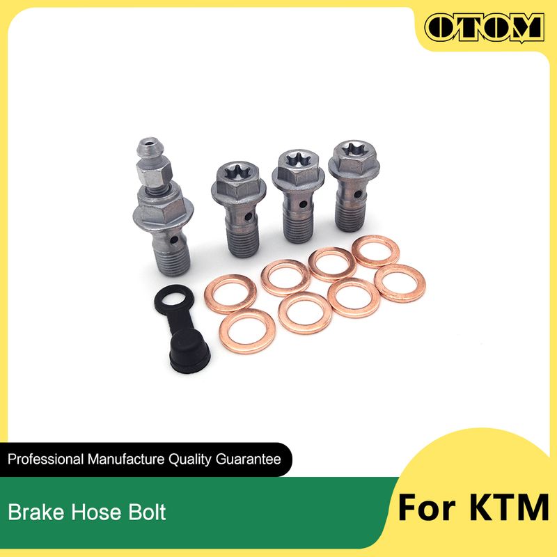 OTOM M10xP1.0 motorkerékpár csavarkészlet féknyereg olajtömlő csőcsavar KTM HUSQVARNA Brembo fékekhez Pit Dirt Bike-hoz_voghion.com