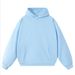 Heavyweight Fleece Hoodie – Oversized Pullover Sweatshirt With Drop Shoulder & Kangaroo Pocket (S-2XL)_voghion.com