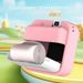 Kids Dual-Lens Instant Print Camera – 48MP HD Flip Screen With 2.0'' LCD, Includes Photo Paper & Strap (Pink/Blue/Green/Purple)_voghion.com