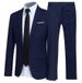 Roupas masculinas Four Seasons Novo terno formal profissional para negócios Noivo e padrinho Cor sólida Terno de duas peças_voghion.com