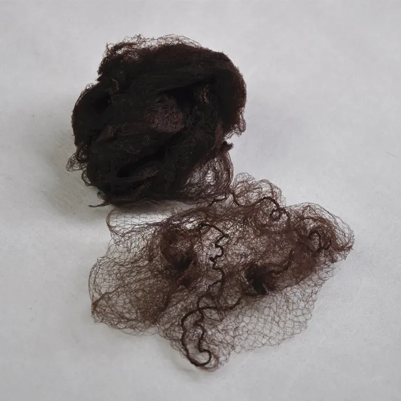 144pcs Dark Brown Elastic Edge Nylon Mesh Hairnets Hair Styling Bun Making_voghion.com