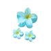 3-Piece Plumeria Hair Clip Set – Vacation-Ready Flower Hairpins For Half-Up Styles, Shark Clip Hair Accessories_voghion.com
