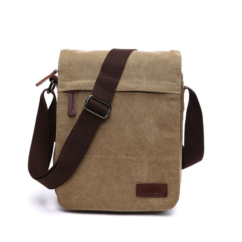 Borsa a tracolla in tela con una spalla Borsa per computer portatile da esterno alla moda da uomo Borsa casual alla moda delle celebrità coreane_voghion.com