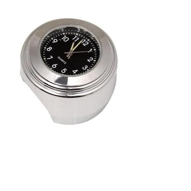 Dustproof Quartz Aluminum Alloy Motorcycle Luminous Time Table Universal Car Handlebar Clock_voghion.com