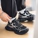 Fall/Winter 2025 New Breathable Mesh Sneakers Chunky-Sole Casual Dad Shoes Stylish And Versatile_voghion.com