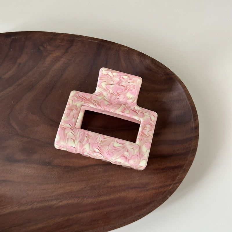 Acetato nova cor flor de cerejeira pó grampo de cabelo rosa grampo de cabelo tubarão grampo de cabelo para trás cabeça updo grampo de cabelo acessórios para cabelo novo_voghion.com