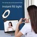 Fill Light Live Streaming Adjustable Tripod Shooting Tool Multifunctional Phone Holder Desktop Stand_voghion.com