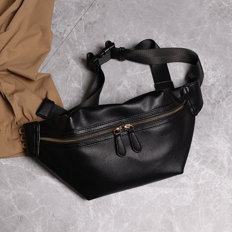 2023 Nieuwe Europese en Amerikaanse Klassieke Casual Contrasterende Heuptas Modieuze en veelzijdige Crossbody-borsttas met één schouder Trendy Unisex-modellen_voghion.com