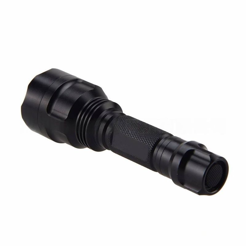C8T6 Tactical LED Flashlight - 1000 Lumens Waterproof Rechargeable Torch With 10W High Power For Outdoor, Camping & Emergency Use​​_voghion.com