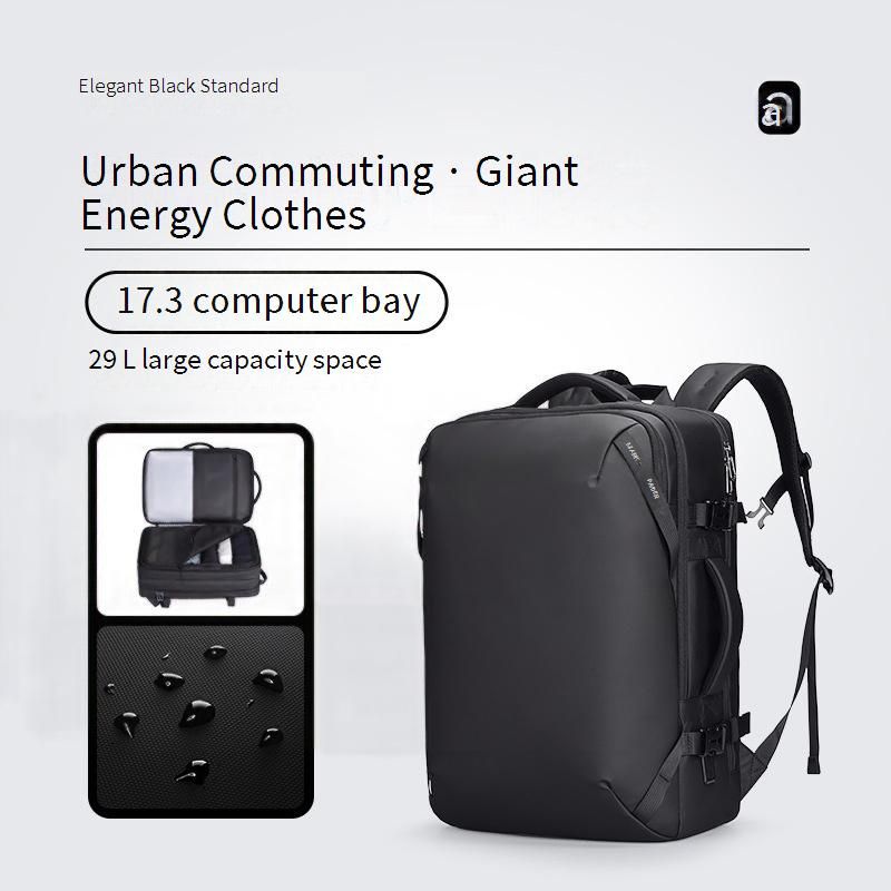 Markleyden Neuer 17.3 Business-Computer-Rucksack mit großer Kapazität für Herren, wasserdichter Erweiterungsrucksack für Outdoor-Reisen_voghion.com