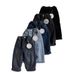 Kinderkleidung, Ins Koreanische Version von Denim, elastischer Bund, einfarbig, vielseitige, lässige Jeanshose für Männer und Frauen_voghion.com