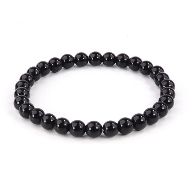 Bracciale dimagrante in ossidiana, cavigliera magnetica nera_voghion.com