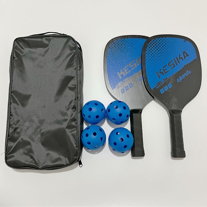 Pickleball Squash For Men, Women, Children, Parent-Child Beach Double Paddle Outdoor Sports Beginner Training Hole Ball_voghion.com