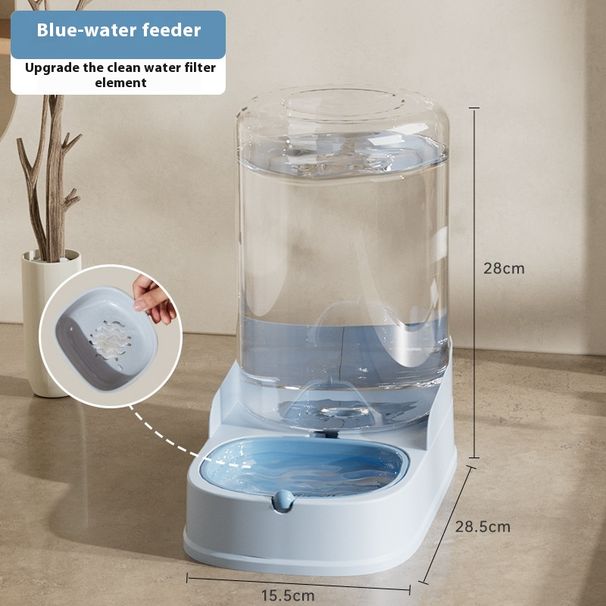 Neien automateschen a Waasser Spender, grouss Kapazitéit Hond Kaz Schossel, Hausdéieren fidderen Basin_voghion.com