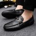 New Spring Summer Slip-on Loafers Men's Casual Leather Shoes Slip-on Moccasins_voghion.com