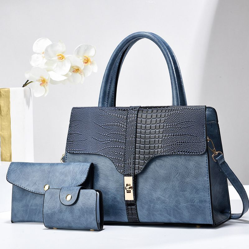 Handtaschen-Set für Damen, drei Sets aus Mutter-Sohn-Handtaschen, Damentaschen zum Versenden an die Mutter, modische Umhängetasche für Damen im mittleren Alter_voghion.com