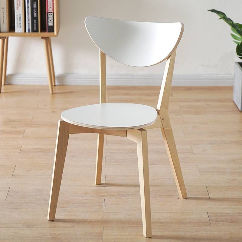 Nordic NORDMYRA szék Modern minimalista keresztszék tömörfa étkezőszék Konferenciaszék Számítógépes szék_voghion.com