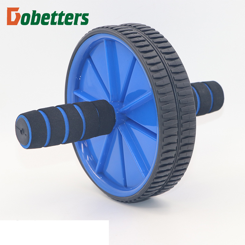 Anti Slip Texture Function Abdominal Wheel Double Wheel Abdominal Muscle Wheel Silent Abdominal Wheel Roller Fitness Equipment_voghion.com