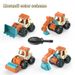 4 In 1 Kids Educational DIY Assemble Engineering Truck Vehicle Toys Set Plastic Take Apart Detachable Construction Vehicles Toys_voghion.com