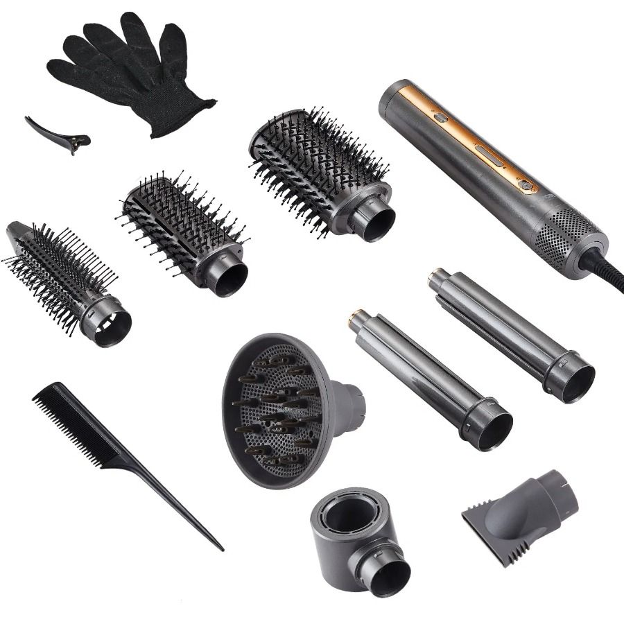 Styler 7-in-1 Volumizing Brush Professional For Hair Drying Multi Dryer_voghion.com