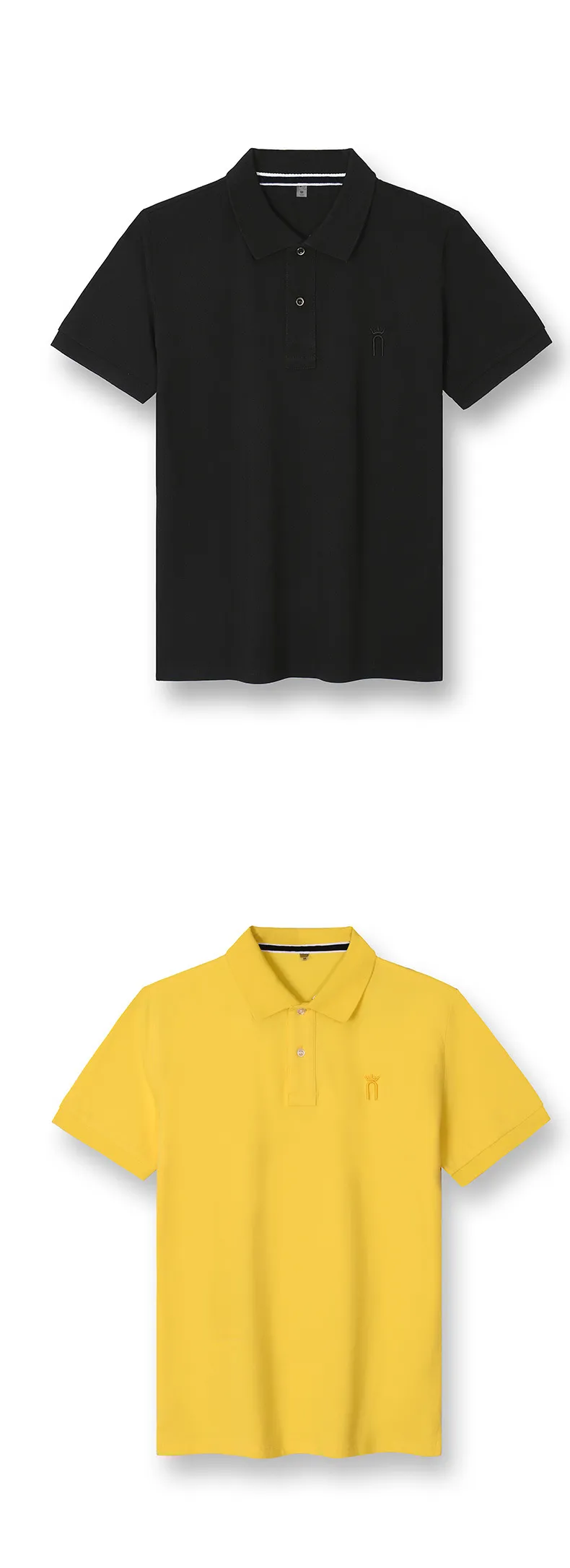 Women's Clothing pure cotton polo shirt summer women's embroidered logo thin short-sleeved T-shirt work clothes custom cultural shirt high-end_voghion.com
